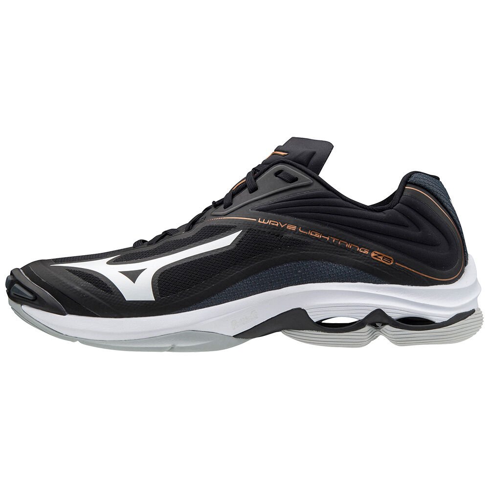 Mizuno Wave Lightning Z6 Női Röplabda Cipő Fekete/Fehér XTR306728